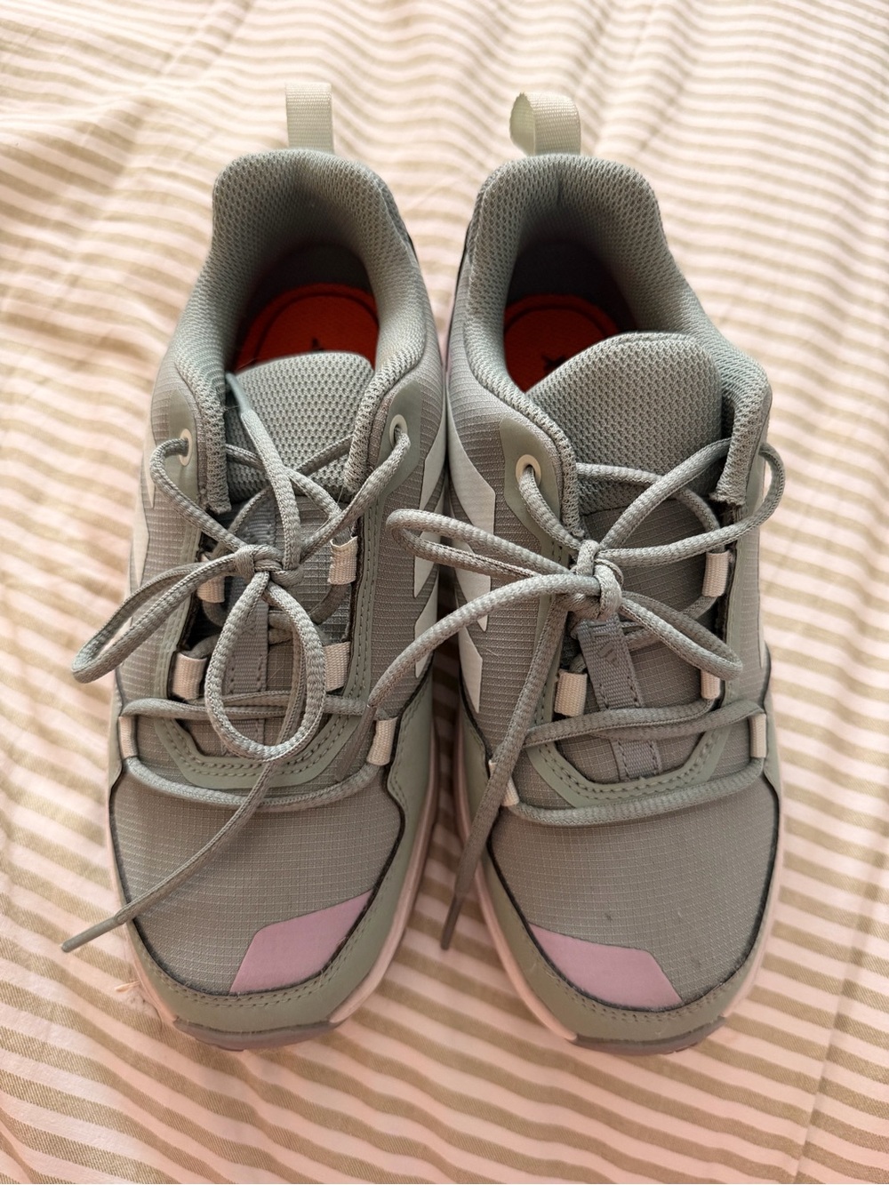 adidas Kids Green and Pink Athletic Sneakers
